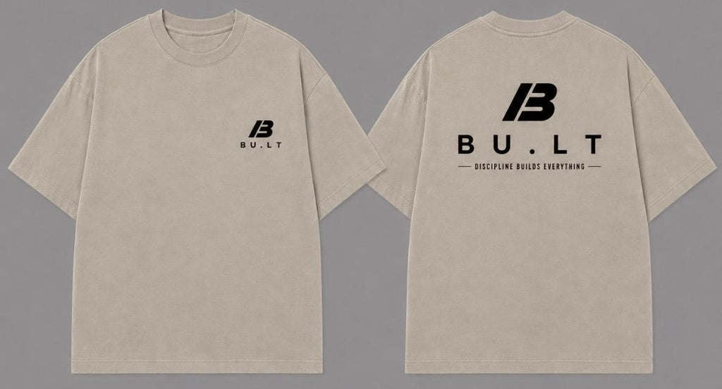 BUILT Originals Oversized T-Shirt - Stone