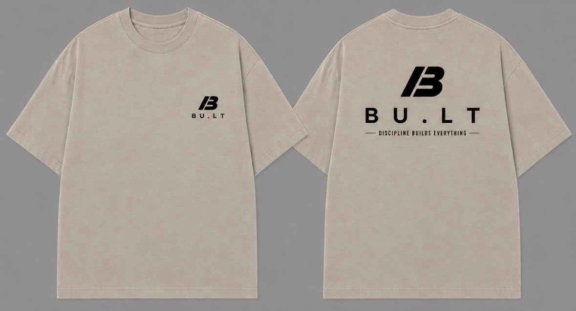 BUILT Originals Oversized T-Shirt - Stone