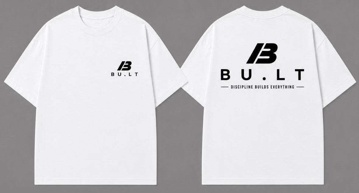 BUILT Originals Oversized T-Shirt - White