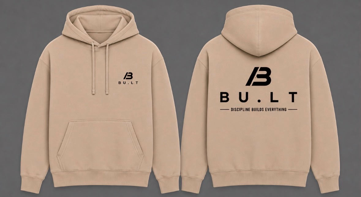 BUILT Originals Lightweight Hoodie - stone