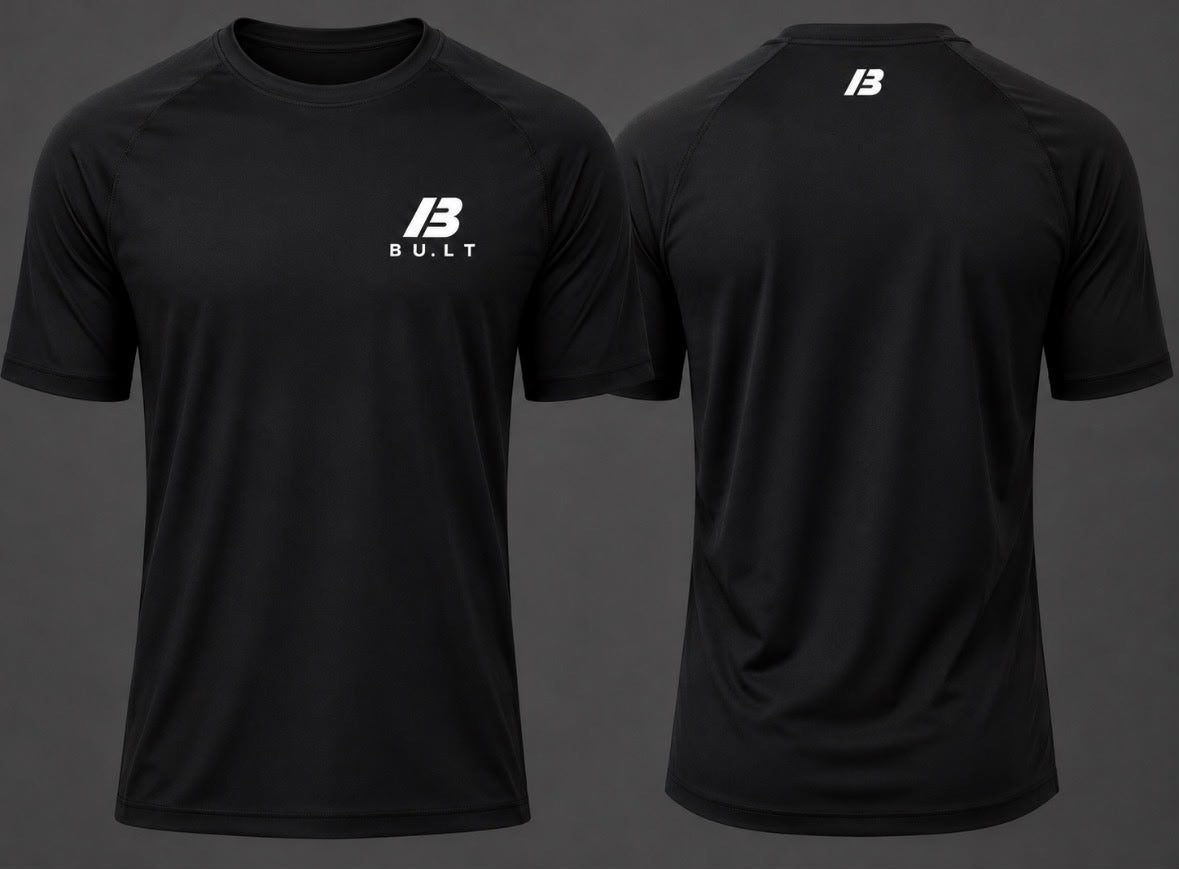 BUILT Performance training tee - black