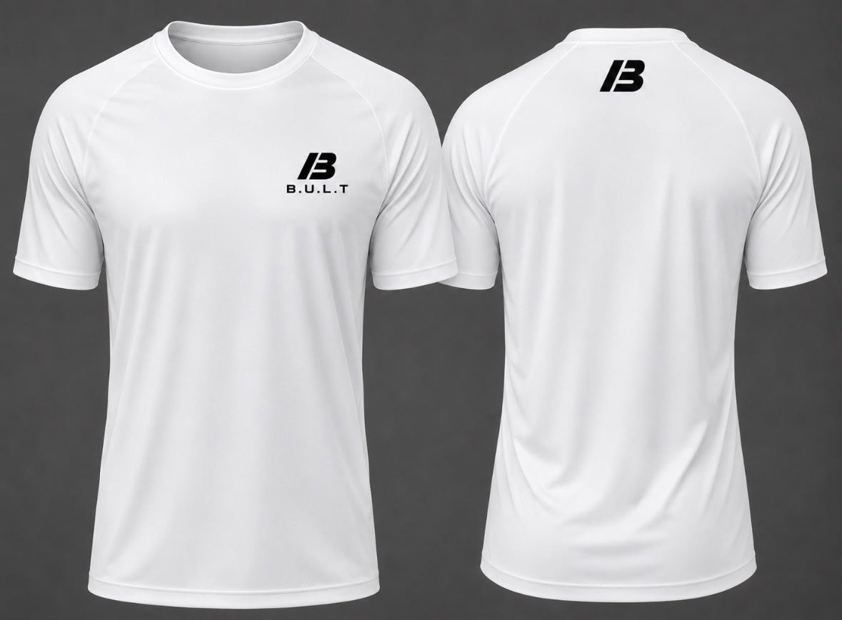 BUILT Performance training tee - white